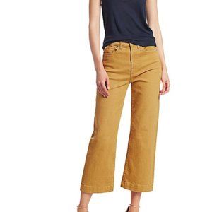 7 For All Mankind High-Rise Cropped Wide-Leg Jeans